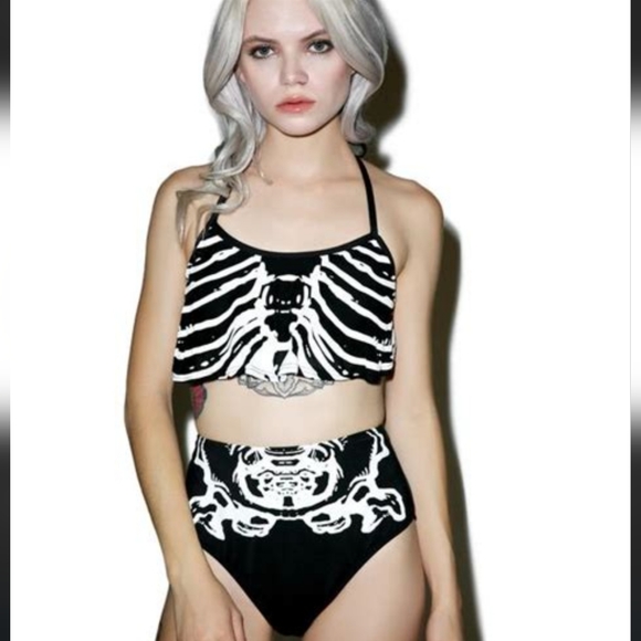 Zaful Skeleton Bikini High Waisted - Picture 9 of 9